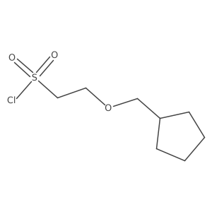 2-(Cyclopentylmethoxy)ethane-1-sulfonyl chloride Structure