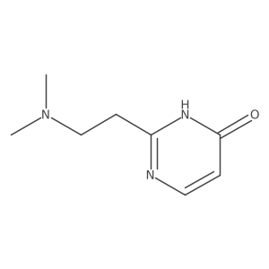 2-[2-(Dimethylamino)ethyl]-3,4-dihydropyrimidin-4-one Structure