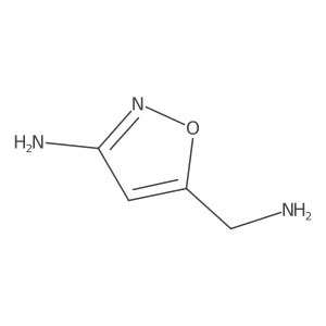 5-(Aminomethyl)-1,2-oxazol-3-amine结构式