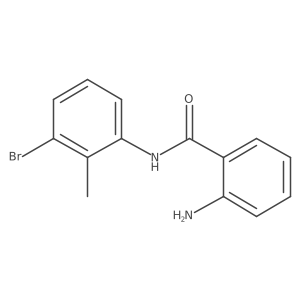 2-amino-N-(3-bromo-2-methylphenyl)benzamide结构式