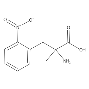 2-Amino-2-methyl-3-(2-nitrophenyl)propanoic acid Structure