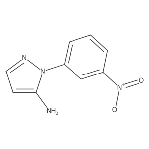5-Amino-1-(3'-nitrophenyl)-pyrazole结构式