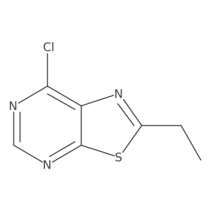 7-Chloro-2-ethyl-[1,3]thiazolo[5,4-d]pyrimidine Structure