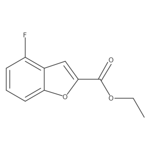 Ethyl 4-fluorobenzofuran-2-carboxylate Structure