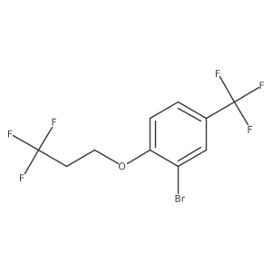 2-Bromo-4-(trifluoromethyl)-1-(3,3,3-trifluoropropoxy)benzene Structure