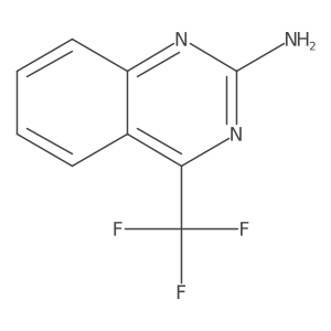 4-(Trifluoromethyl)quinazolin-2-amine结构式