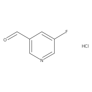 5-Fluoropyridine-3-carbaldehyde hydrochloride Structure