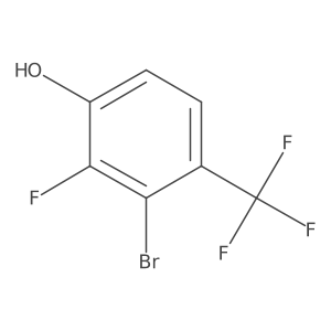3-Bromo-2-fluoro-4-(trifluoromethyl)phenol Structure