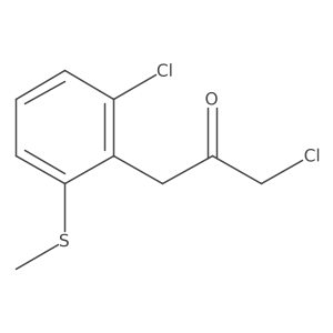 1-Chloro-3-(2-chloro-6-(methylthio)phenyl)propan-2-one Structure