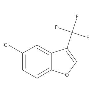 5-Chloro-3-(trifluoromethyl)benzofuran Structure