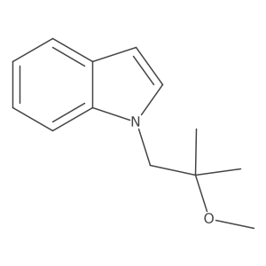 1-(2-Methoxy-2-methylpropyl)-1H-indole结构式
