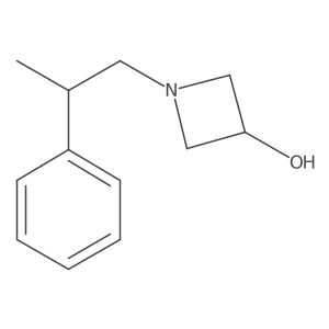 1-(2-Phenylpropyl)azetidin-3-ol结构式