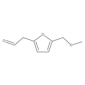 2-[5-(Methoxymethyl)furan-2-yl]acetaldehyde Structure