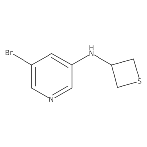 5-Bromo-N-(thietan-3-yl)pyridin-3-amine Structure