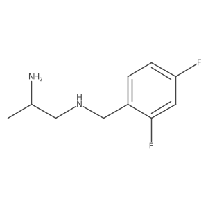 (2-Aminopropyl)[(2,4-difluorophenyl)methyl]amine Structure