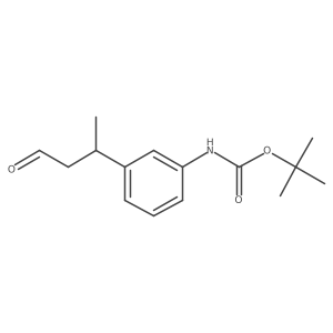 Tert-butyl (3-(4-oxobutan-2-yl)phenyl)carbamate Structure