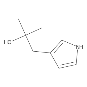 2-methyl-1-(1H-pyrrol-3-yl)propan-2-ol Structure