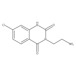 3-(2-aminoethyl)-7-chloroquinazoline-2,4(1H,3H)-dione结构式