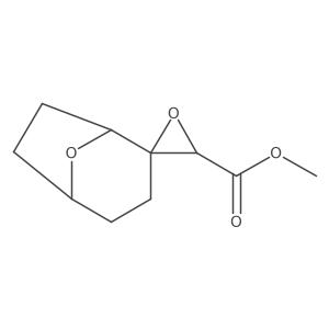 Methyl 8-oxaspiro[bicyclo[3.2.1]octane-2,2'-oxirane]-3'-carboxylate结构式