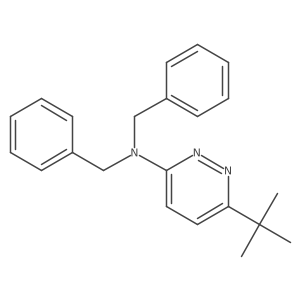 N,N-Dibenzyl-6-(tert-butyl)pyridazin-3-amine Structure