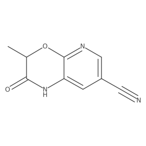 3-Methyl-2-oxo-2,3-dihydro-1H-pyrido[2,3-b][1,4]oxazine-7-carbonitrile Structure