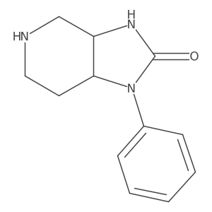 (3AS,7aR)-1-phenylhexahydro-1H-imidazo[4,5-c]pyridin-2(3H)-one Structure