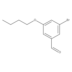 3-Bromo-5-butoxybenzaldehyde Structure