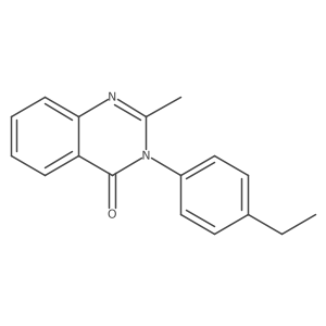 4-Ethylphenyl etaqualone Structure