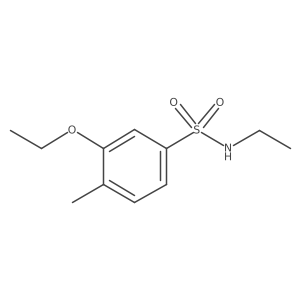 3-ethoxy-N-ethyl-4-methylbenzene-1-sulfonamide Structure