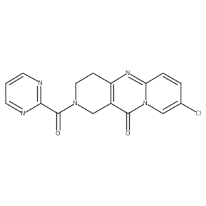 8-chloro-2-(pyrimidine-2-carbonyl)-3,4-dihydro-1H-dipyrido[1,2-a:4',3'-d]pyrimidin-11(2H)-one结构式