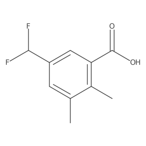 5-(Difluoromethyl)-2,3-dimethylbenzoic acid Structure