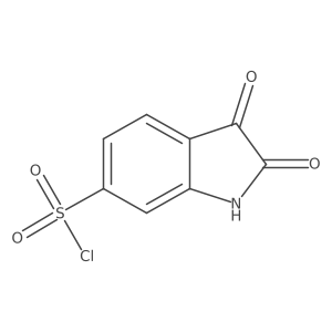 2,3-Dioxo-2,3-dihydro-1H-indole-6-sulfonyl chloride结构式