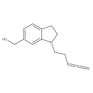 (1-(2-Azidoethyl)indolin-6-yl)methanol Structure