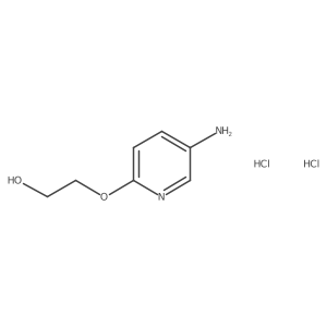 2-[(5-Aminopyridin-2-yl)oxy]ethan-1-ol dihydrochloride结构式