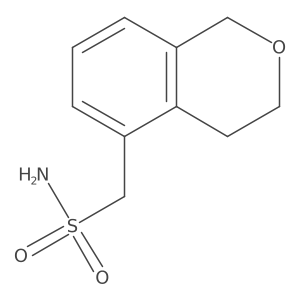 (3,4-dihydro-1H-2-benzopyran-5-yl)methanesulfonamide结构式