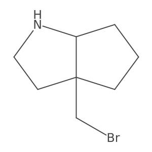 3a-(Bromomethyl)-octahydrocyclopenta[b]pyrrole Structure