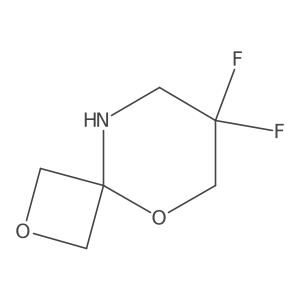 7,7-Difluoro-2,5-dioxa-9-azaspiro[3.5]nonane Structure