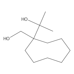 2-[1-(Hydroxymethyl)cyclooctyl]propan-2-ol结构式