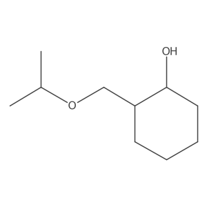 rac-(1R,2S)-2-[(propan-2-yloxy)methyl]cyclohexan-1-ol结构式