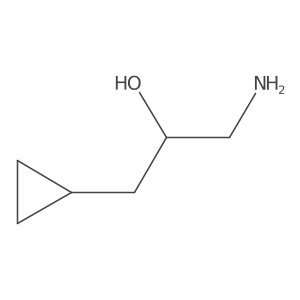 (2R)-1-amino-3-cyclopropylpropan-2-ol Structure
