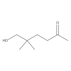 6-Hydroxy-5,5-dimethylhexan-2-one Structure