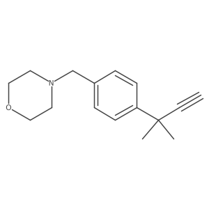 4-{[4-(2-Methylbut-3-yn-2-yl)phenyl]methyl}morpholine Structure