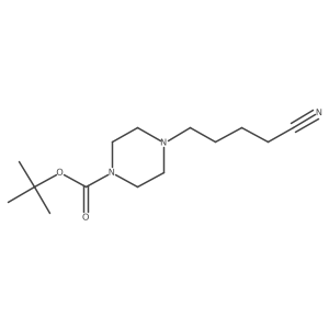 Tert-butyl 4-(4-cyanobutyl)piperazine-1-carboxylate Structure