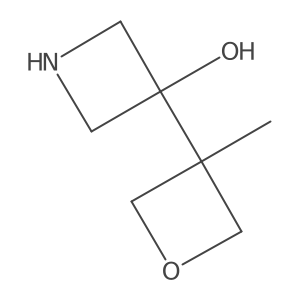 3-(3-Methyloxetan-3-yl)azetidin-3-ol结构式
