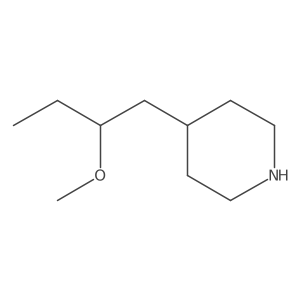 4-(2-Methoxybutyl)piperidine结构式