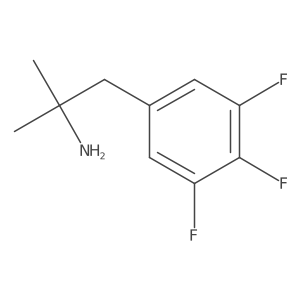 2-Methyl-1-(3,4,5-trifluorophenyl)propan-2-amine Structure