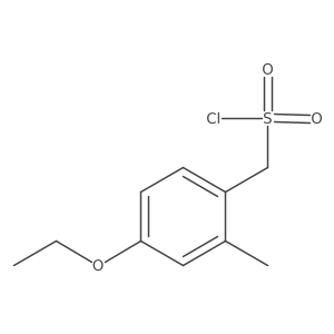 (4-Ethoxy-2-methylphenyl)methanesulfonyl chloride Structure