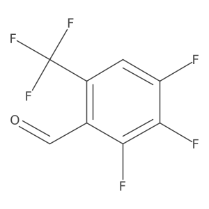 2,3,4-Trifluoro-6-(trifluoromethyl)benzaldehyde Structure