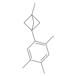 1-Iodo-3-(2,4,5-trimethylphenyl)bicyclo[1.1.1]pentane Structure