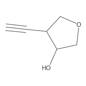 (3S,4R)-4-ethynyloxolan-3-ol结构式